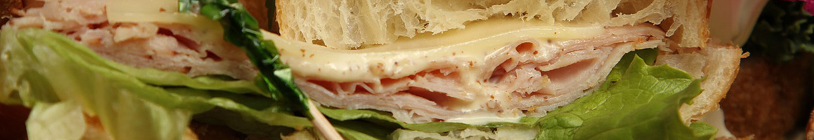 Eating Sandwich Bakery at Michele Baking Co restaurant in Franklin Park, IL.